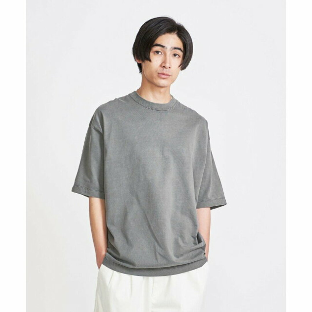 BEAUTY&YOUTH UNITED ARROWS(ビューティアンドユースユナイテッドアローズ)の【DK.GRAY】【L】<info. BEAUTY&YOUTH> リバーシブル ピグメント ショートスリーブクルー メンズのトップス(Tシャツ/カットソー(半袖/袖なし))の商品写真