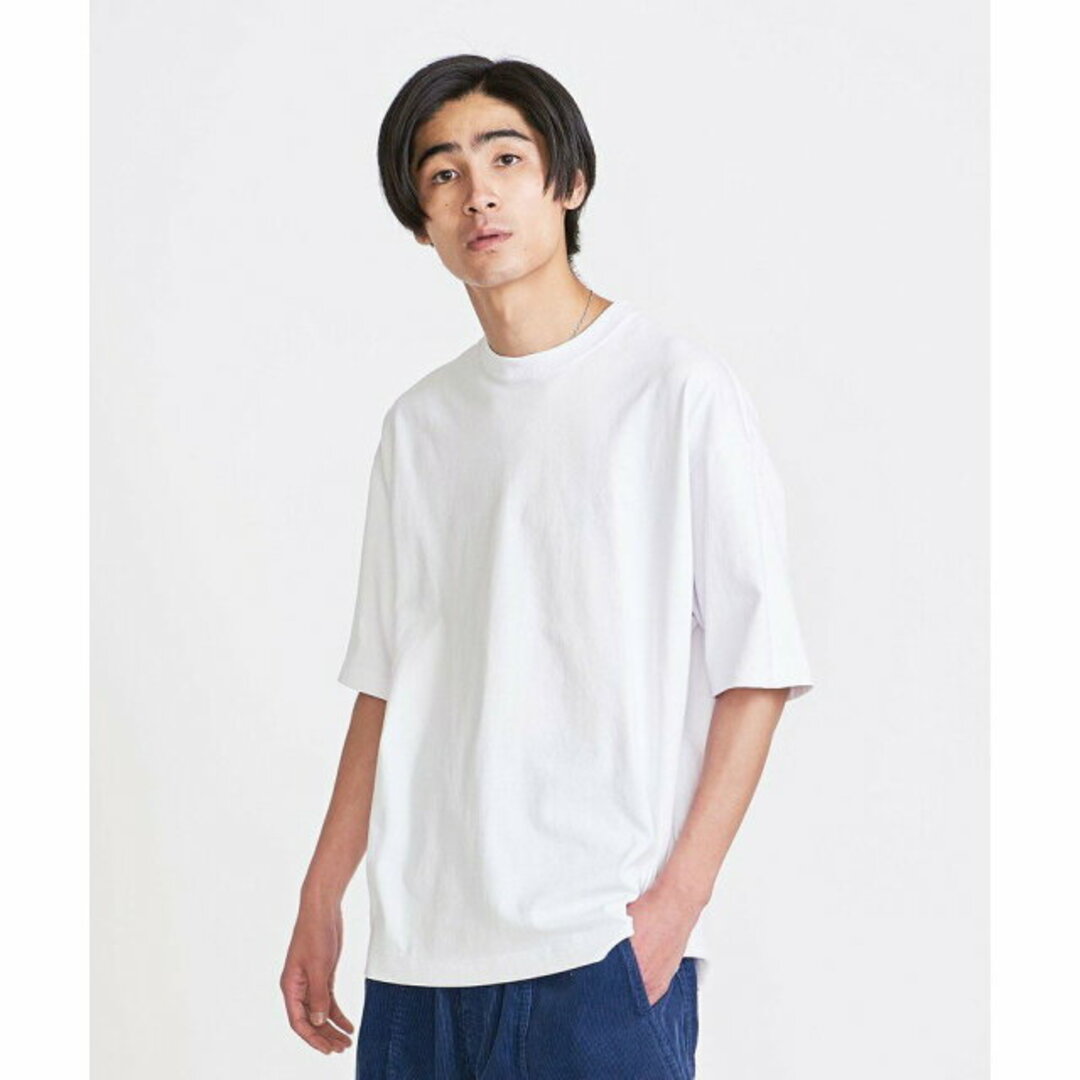 BEAUTY&YOUTH UNITED ARROWS(ビューティアンドユースユナイテッドアローズ)の【WHITE】【L】<info. BEAUTY&YOUTH> リバーシブル ピグメント ショートスリーブクルー メンズのトップス(Tシャツ/カットソー(半袖/袖なし))の商品写真