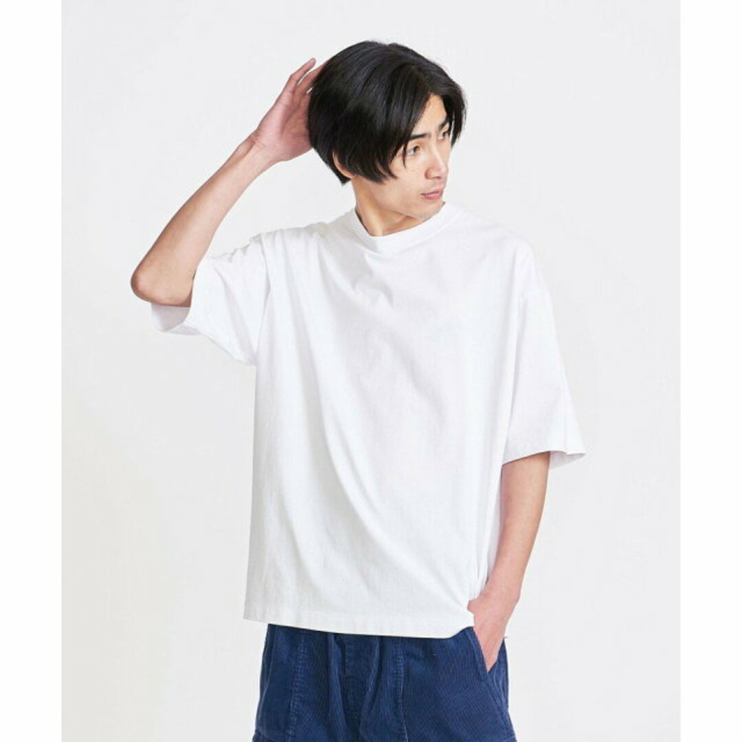 BEAUTY&YOUTH UNITED ARROWS(ビューティアンドユースユナイテッドアローズ)の【WHITE】【M】<info. BEAUTY&YOUTH> リバーシブル ピグメント ショートスリーブクルー メンズのトップス(Tシャツ/カットソー(半袖/袖なし))の商品写真