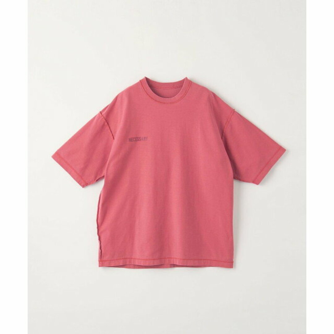 BEAUTY&YOUTH UNITED ARROWS(ビューティアンドユースユナイテッドアローズ)の【PINK】<info. BEAUTY&YOUTH> リバーシブル ピグメント ショートスリーブクルー メンズのトップス(Tシャツ/カットソー(半袖/袖なし))の商品写真