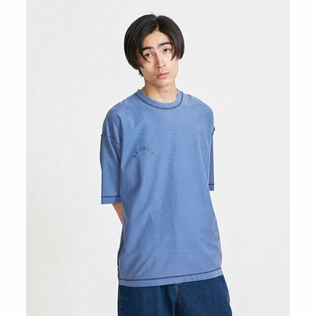 BEAUTY&YOUTH UNITED ARROWS(ビューティアンドユースユナイテッドアローズ)の【ROYAL】【S】<info. BEAUTY&YOUTH> リバーシブル ピグメント ショートスリーブクルー メンズのトップス(Tシャツ/カットソー(半袖/袖なし))の商品写真