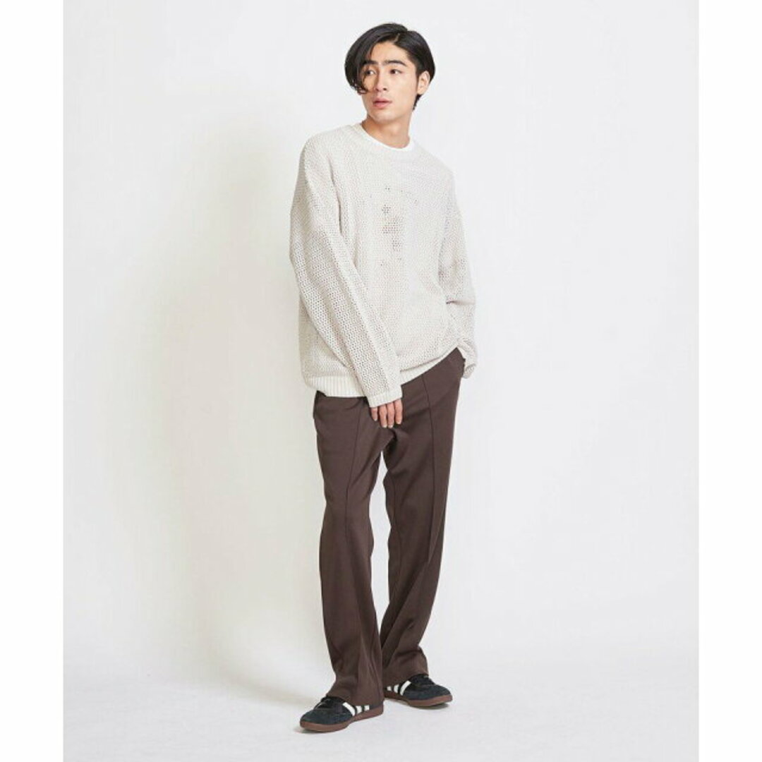 BEAUTY&YOUTH UNITED ARROWS(ビューティアンドユースユナイテッドアローズ)の【DK.BROWN】<info. BEAUTY&YOUTH> ポリエステルジャージ イージースラックス メンズのパンツ(その他)の商品写真