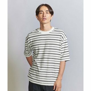 ビューティアンドユースユナイテッドアローズ(BEAUTY&YOUTH UNITED ARROWS)の【OFF WHITE】パイル ボーダー クルーネック Tシャツ(その他)