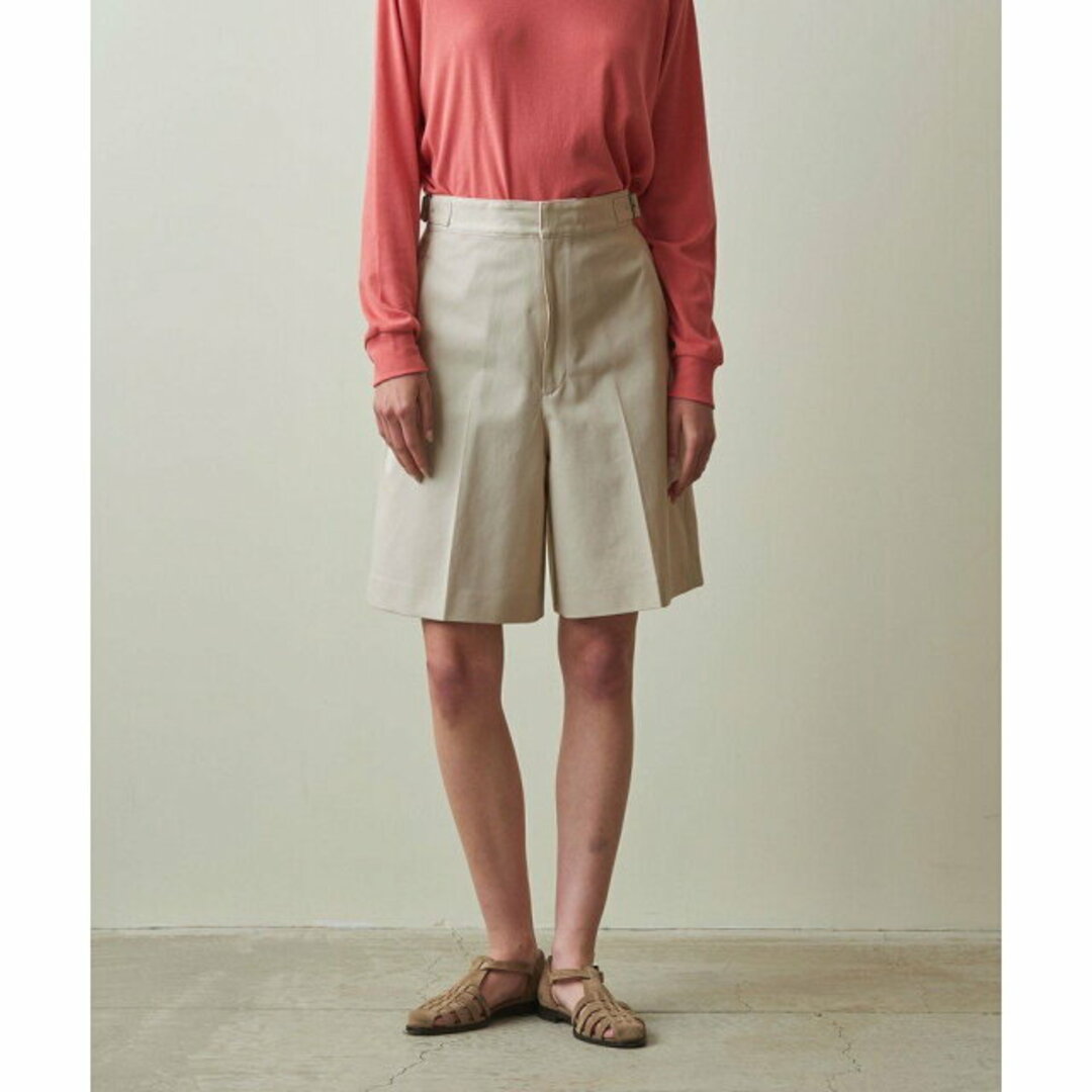 steven alan(スティーブンアラン)の【NATURAL】<Steven Alan>COTTON HALF PANTS/パンツ レディースのパンツ(キュロット)の商品写真