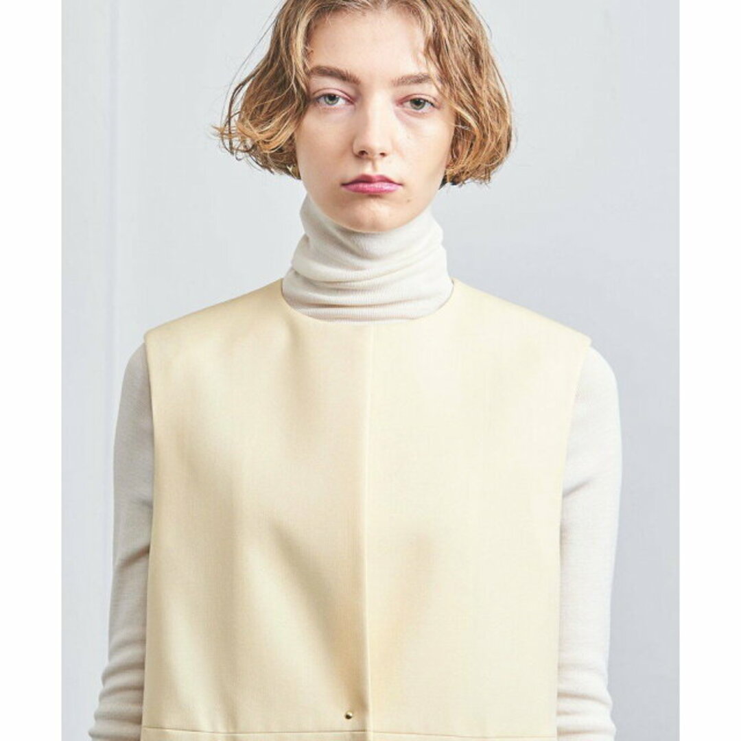 UNITED ARROWS(ユナイテッドアローズ)の【CREAM】W ノーカラー ベスト その他のその他(その他)の商品写真