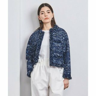 ユナイテッドアローズ(UNITED ARROWS)の【COBALT】ブルーカラー ツイードジャケット(その他)