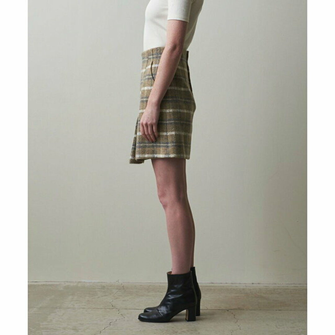 steven alan(スティーブンアラン)の【BEIGE】<Steven Alan>NEP CHECK MINI SKIRT/スカート レディースのスカート(ロングスカート)の商品写真