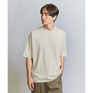 ビューティアンドユースユナイテッドアローズ(BEAUTY&YOUTH UNITED ARROWS)の【BEIGE】ミジンボーダー ドルマン クルーネック Tシャツ(その他)