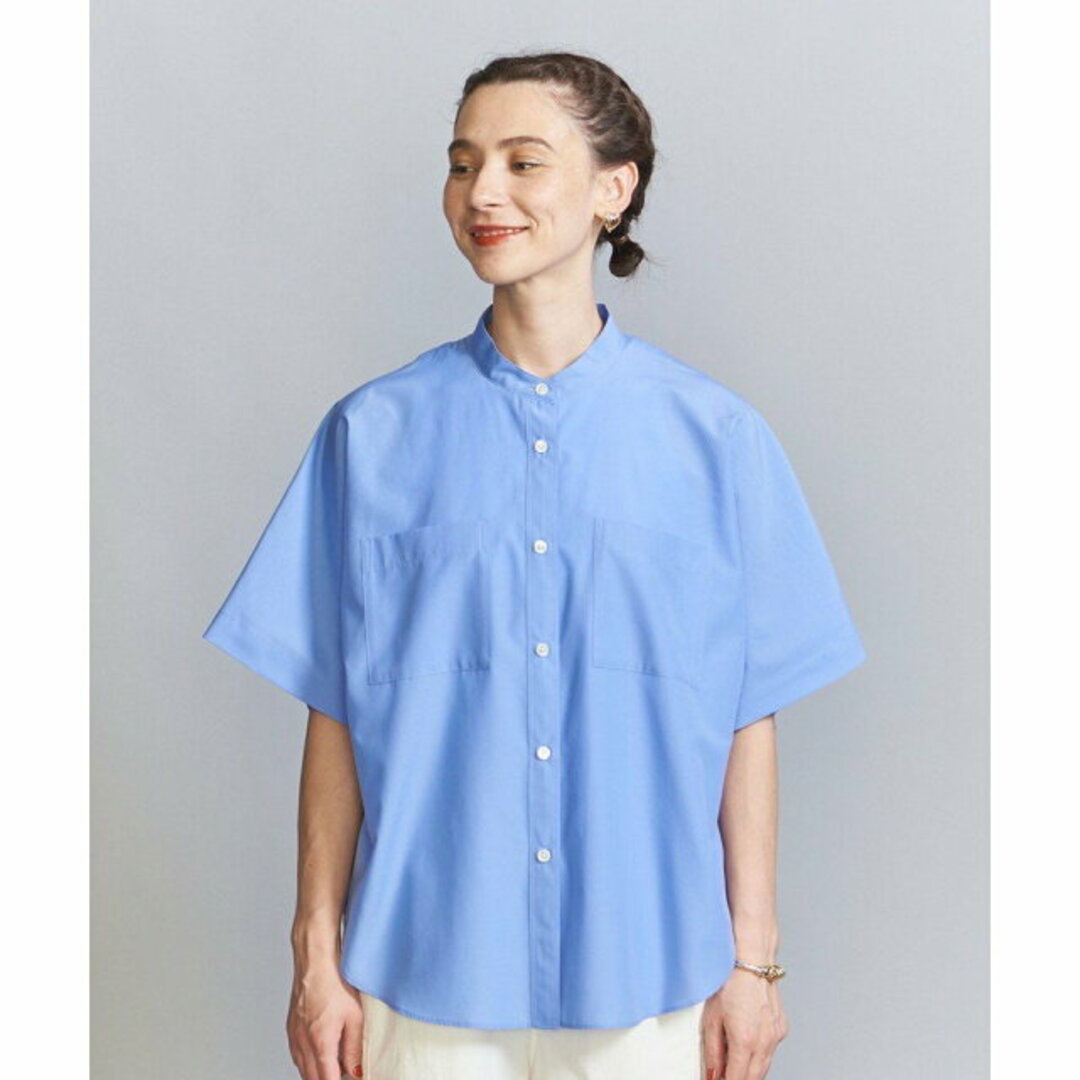 BEAUTY&YOUTH UNITED ARROWS(ビューティアンドユースユナイテッドアローズ)の【LT.BLUE】ライトタンブラー ポケット シャツ -ウォッシャブル- レディースのトップス(シャツ/ブラウス(長袖/七分))の商品写真