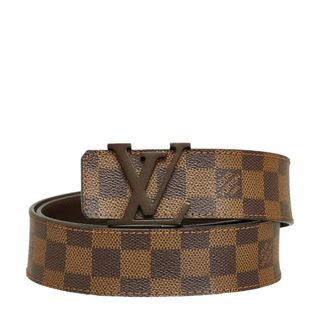 ルイヴィトン(LOUIS VUITTON)のルイ ヴィトン ダミエ サンチュール イニシアル ベルト M9807 PVC レディース LOUIS VUITTON 【222-34766】(ベルト)