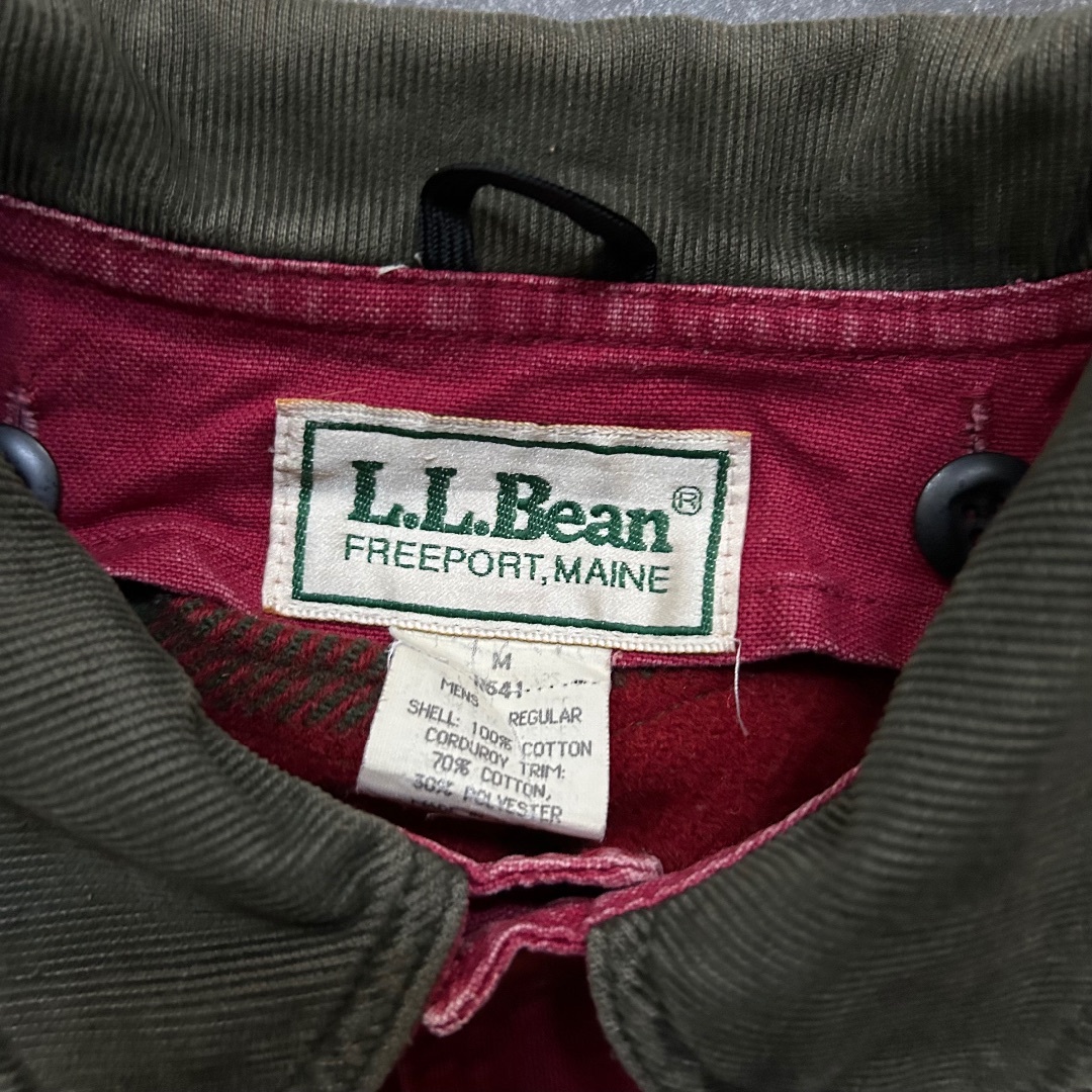 L.L.Bean(エルエルビーン)の80s エルエルビーン ハンティングジャケット USA製 M ライナー付き メンズのジャケット/アウター(カバーオール)の商品写真