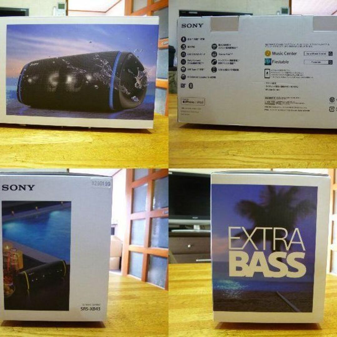 SONY(ソニー)の超美品 SONY SRS-XB43 ワイヤレス BLUETOOTH スピーカー スマホ/家電/カメラのオーディオ機器(スピーカー)の商品写真