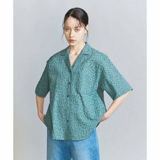 ビューティアンドユースユナイテッドアローズ(BEAUTY&YOUTH UNITED ARROWS)の【KELLY】コットン シュリンクレオパード ショートスリーブ シャツ -ウォッシャブル-(シャツ/ブラウス(長袖/七分))