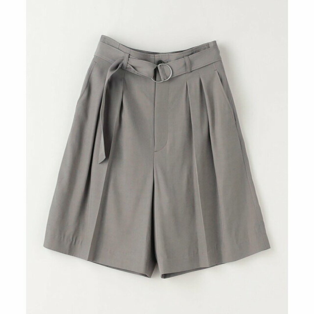 steven alan(スティーブンアラン)の【MD.GRAY】<Steven Alan>TWILL BELTED SHORT PANTS/ショートパンツ レディースのパンツ(キュロット)の商品写真