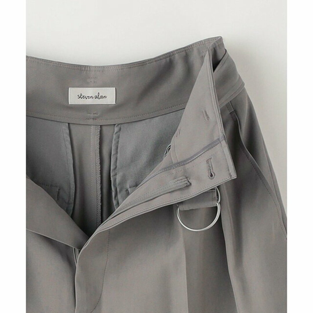 steven alan(スティーブンアラン)の【MD.GRAY】<Steven Alan>TWILL BELTED SHORT PANTS/ショートパンツ レディースのパンツ(キュロット)の商品写真