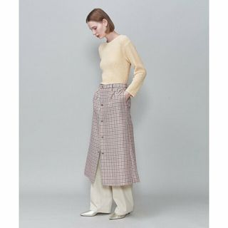 ロク(6 (ROKU))の【OFF WHITE】<6(ROKU)>CHECK SKIRT/スカート(その他)