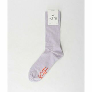 ユナイテッドアローズグリーンレーベルリラクシング(UNITED ARROWS green label relaxing)の【LILAC】<Happy Socks>ソリッド リブ ソックス(ソックス)