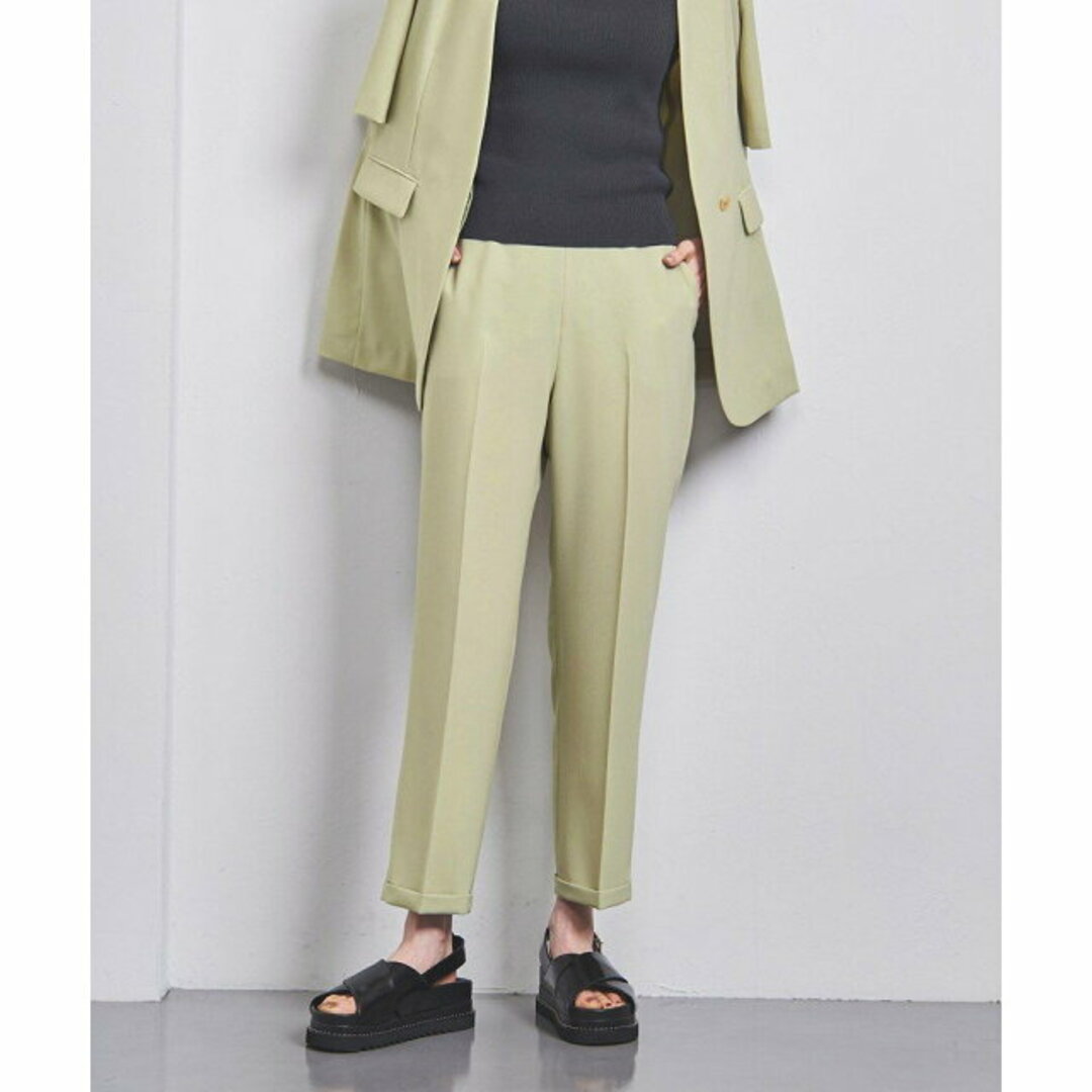 UNITED ARROWS(ユナイテッドアローズ)の【LIME】【M（38）】P/CU ハイウエスト ダブル パンツ その他のその他(その他)の商品写真