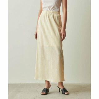 スティーブンアラン(steven alan)の【YELLOW】<Steven Alan>CRAPE STRIPE EASY LONG SKIRT/スカート(ロングスカート)