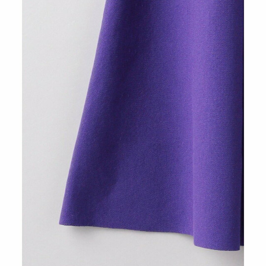 UNITED ARROWS(ユナイテッドアローズ)の【PURPLE】フィット フレア ノースリーブ ニットワンピース レディースのワンピース(ロングワンピース/マキシワンピース)の商品写真