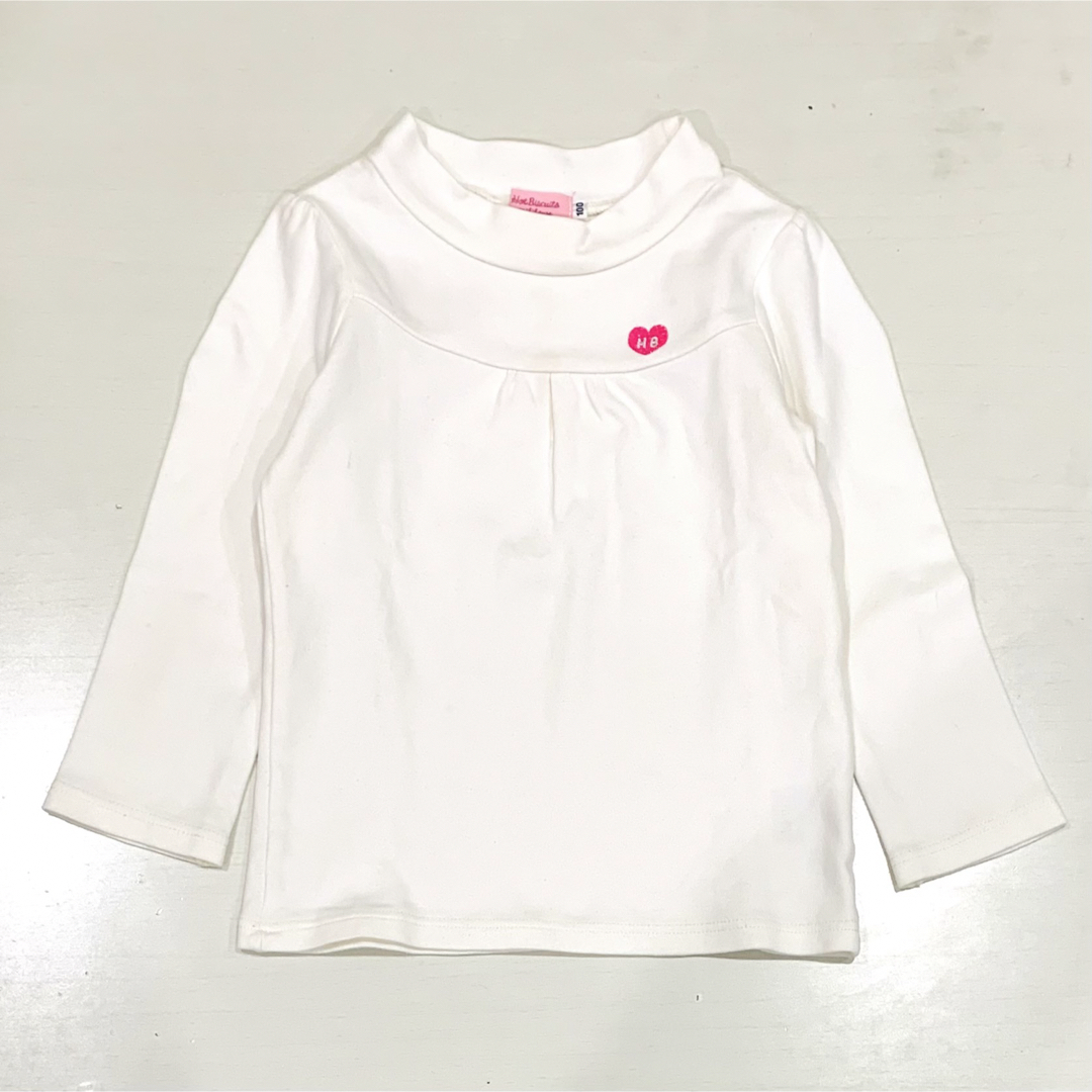 HOT BISCUITS(ホットビスケッツ)のホットビスケッツ　ロンT サイズ100 キッズ/ベビー/マタニティのキッズ服女の子用(90cm~)(Tシャツ/カットソー)の商品写真