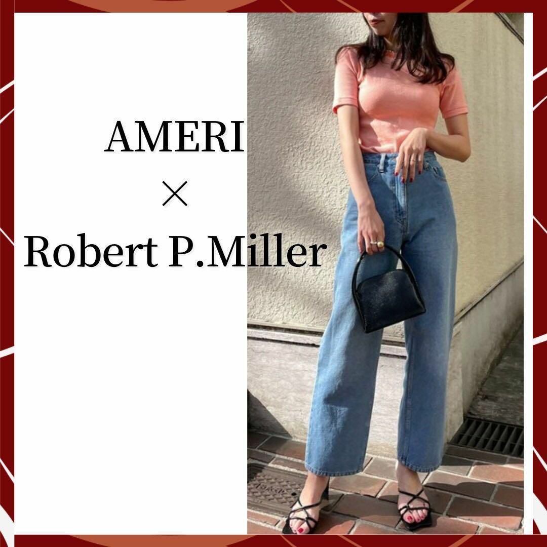 Ameri VINTAGE(アメリヴィンテージ)の【美品】アメリ×ミラー-AMERI×MILLER-コラボカットソー レディースのトップス(Tシャツ(半袖/袖なし))の商品写真