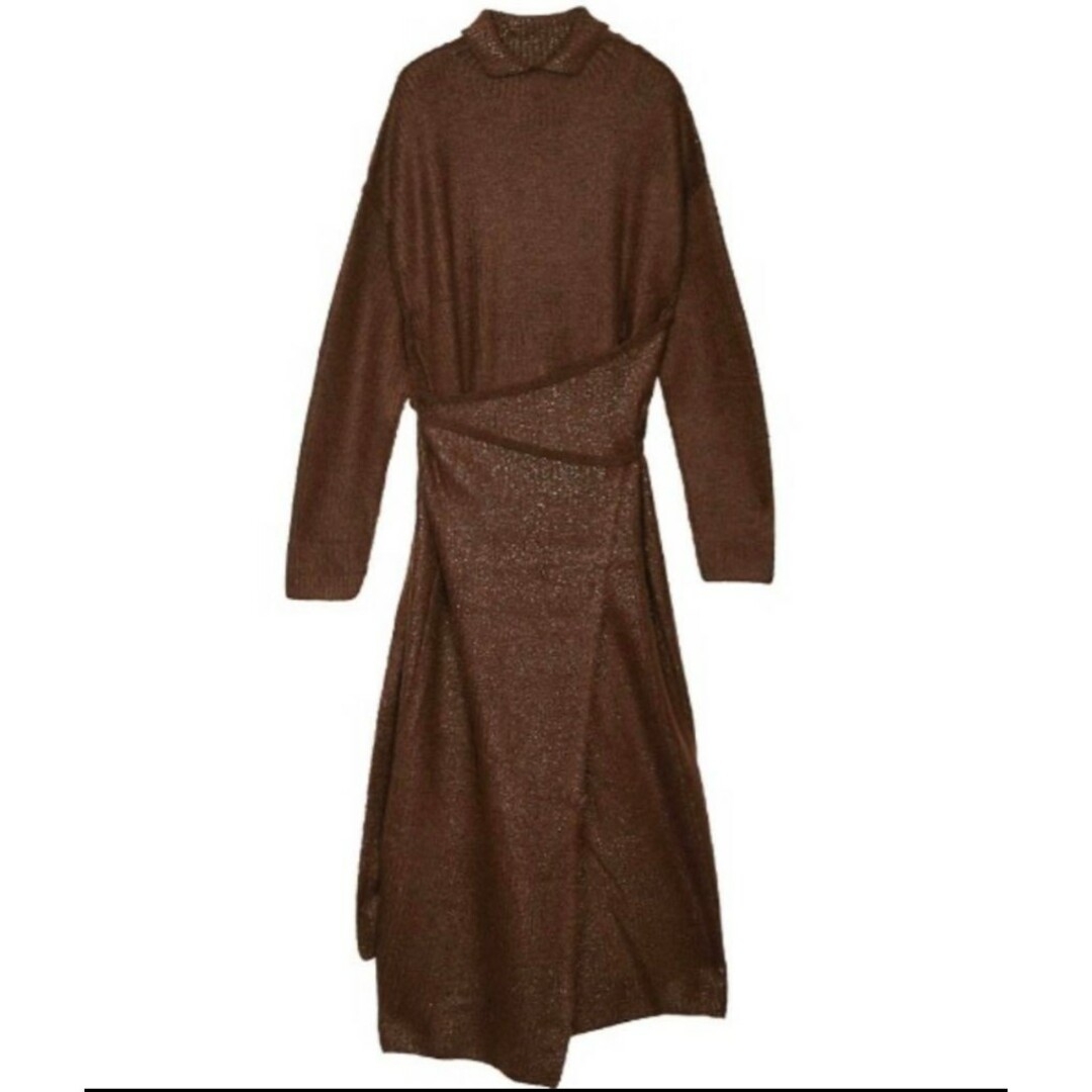 Ameri VINTAGE - Ameri VINTAGE ラップ ラメ ロング ニット Ameri VINTAGE - Ameri VINTAGE ラップ ラメ ロング ニット