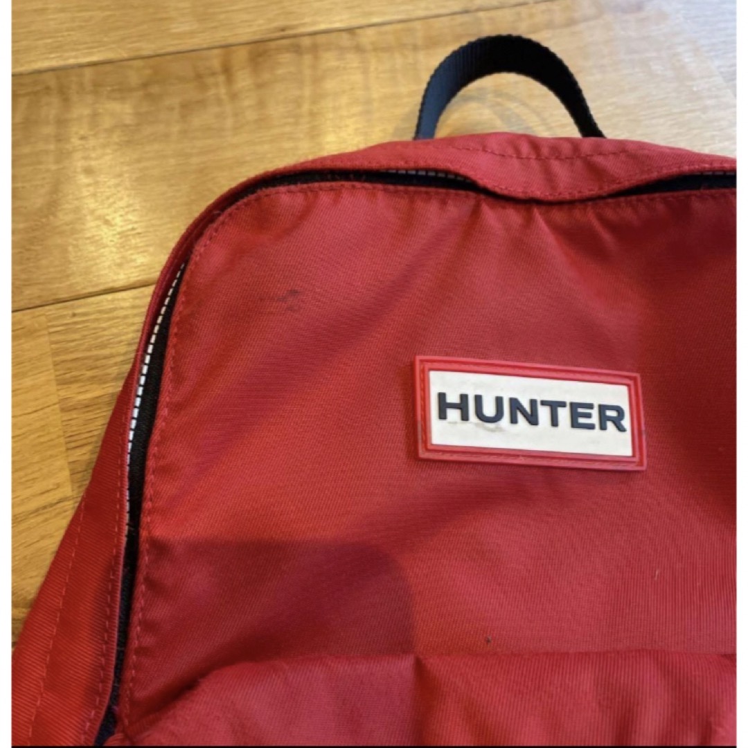 HUNTER(ハンター)のハンター HUNTER キッズリュック　赤 キッズ/ベビー/マタニティのこども用バッグ(リュックサック)の商品写真