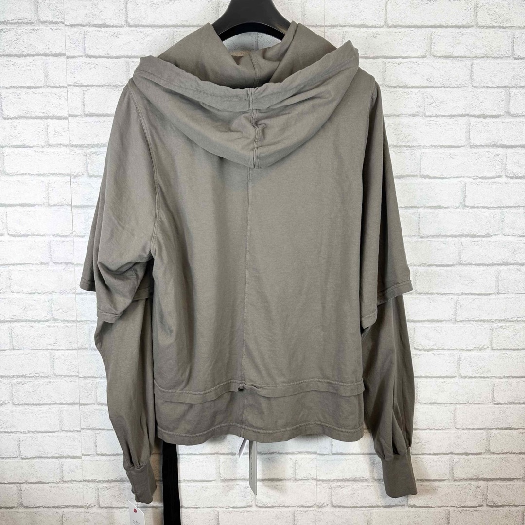 DRKSHDW(ダークシャドウ)の新品 本物 RICK OWENS DRKSHDW レイヤード パーカー  メンズのトップス(パーカー)の商品写真