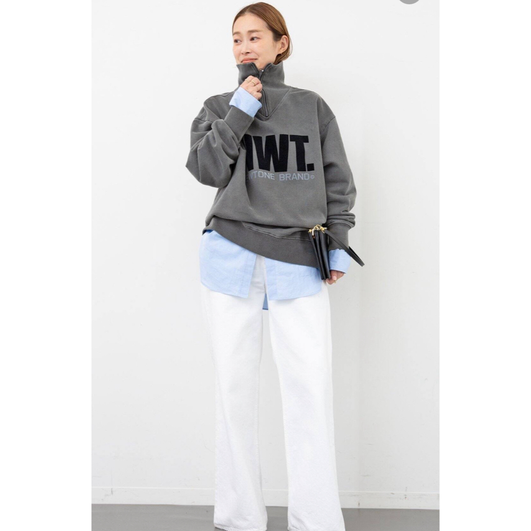 DEUXIEME CLASSE(ドゥーズィエムクラス)の【タグ付き新品未使用】NEWTONE  HALF ZIP TOP レディースのトップス(トレーナー/スウェット)の商品写真