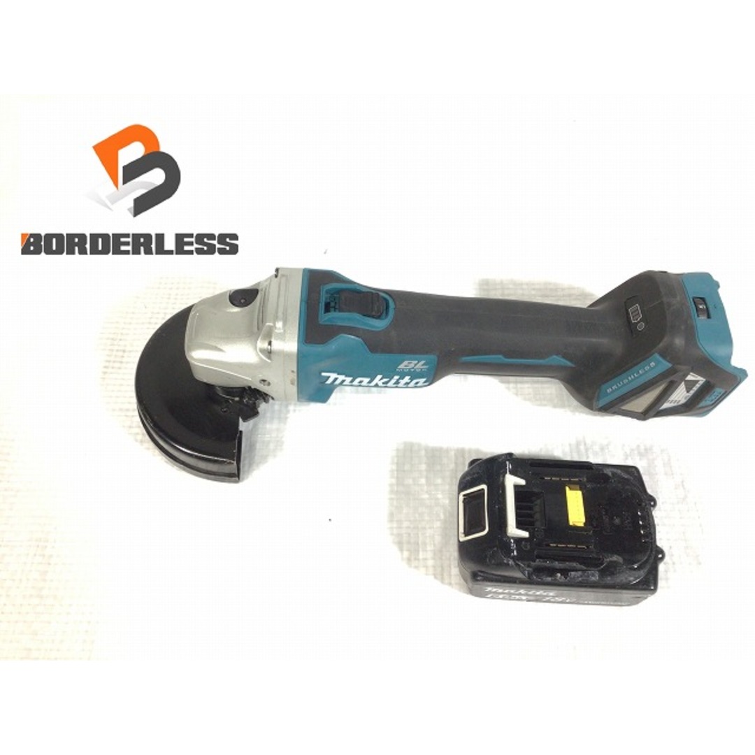 Makita(マキタ)の☆中古品☆makita マキタ 18V 125mm 充電式ディスクグラインダ GA512D バッテリー1個(18V 6.0Ah)付き 85112 自動車/バイクのバイク(工具)の商品写真