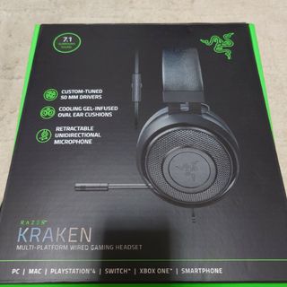 レイザー(Razer)のRAZER KRAKEN ゲーミングヘッドホン 値下げ交渉可(ヘッドフォン/イヤフォン)