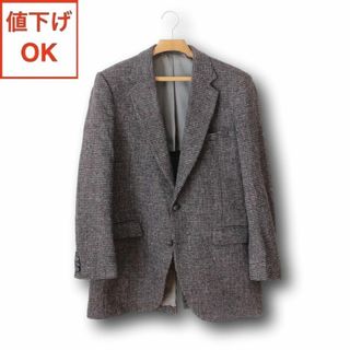 ハリスツイード(Harris Tweed)の49【美品・訳アリ】ハリスツイード ジャケット A8 メンズ 3L 4L グレー(テーラードジャケット)