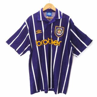 アンブロ(UMBRO)の VINTAGE MANCHESTER CITY UMBRO AWAY FOOTBALL SHIRT 1992-94 BROTHER(ジャージ)