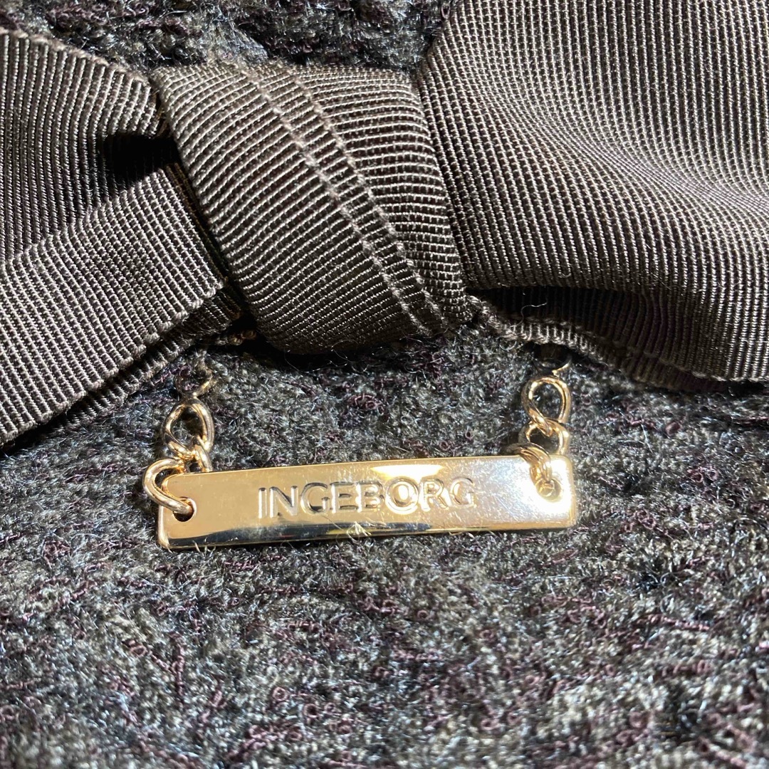 INGEBORG(インゲボルグ)のインゲボルグ 🤎ニットの手提げで定価19,800円でした🤎 レディースのバッグ(ハンドバッグ)の商品写真