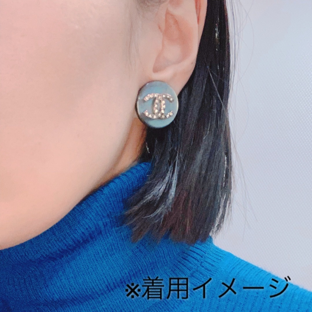 CHANEL(シャネル)のシャネル　CHANEL 96A ココマーク　ラインストーン　イヤリング　希少 レディースのアクセサリー(イヤリング)の商品写真