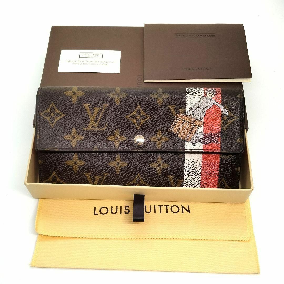 LOUIS VUITTON(ルイヴィトン)の専用 限定品 箱付 ルイヴィトン長財布 モノグラム ポルトフォイユサラ グルーム レディースのファッション小物(財布)の商品写真