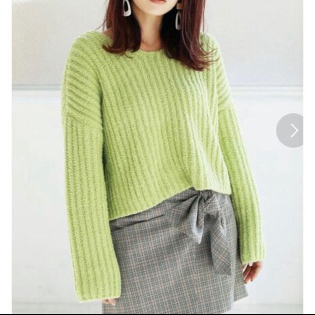 MURUA(ムルーア)のライムニット🧶MURUA レディースのトップス(ニット/セーター)の商品写真