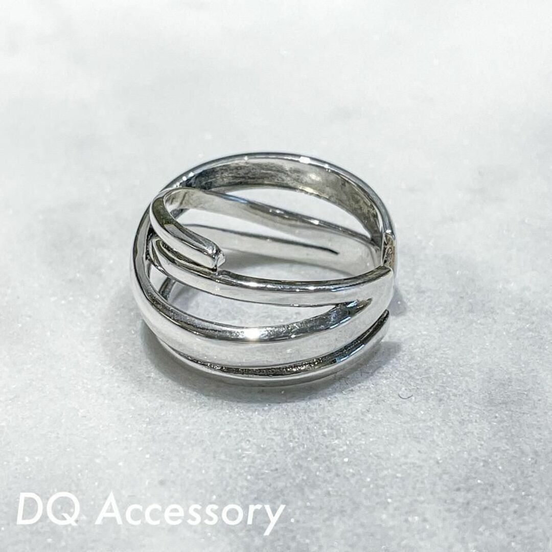 Silver925 オープンリング メンズ　シルバー　銀　指輪 R-037 メンズのアクセサリー(リング(指輪))の商品写真