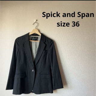 スピックアンドスパン(Spick & Span)のスピックアンドスパン　テーラードジャケット　ブラック(テーラードジャケット)