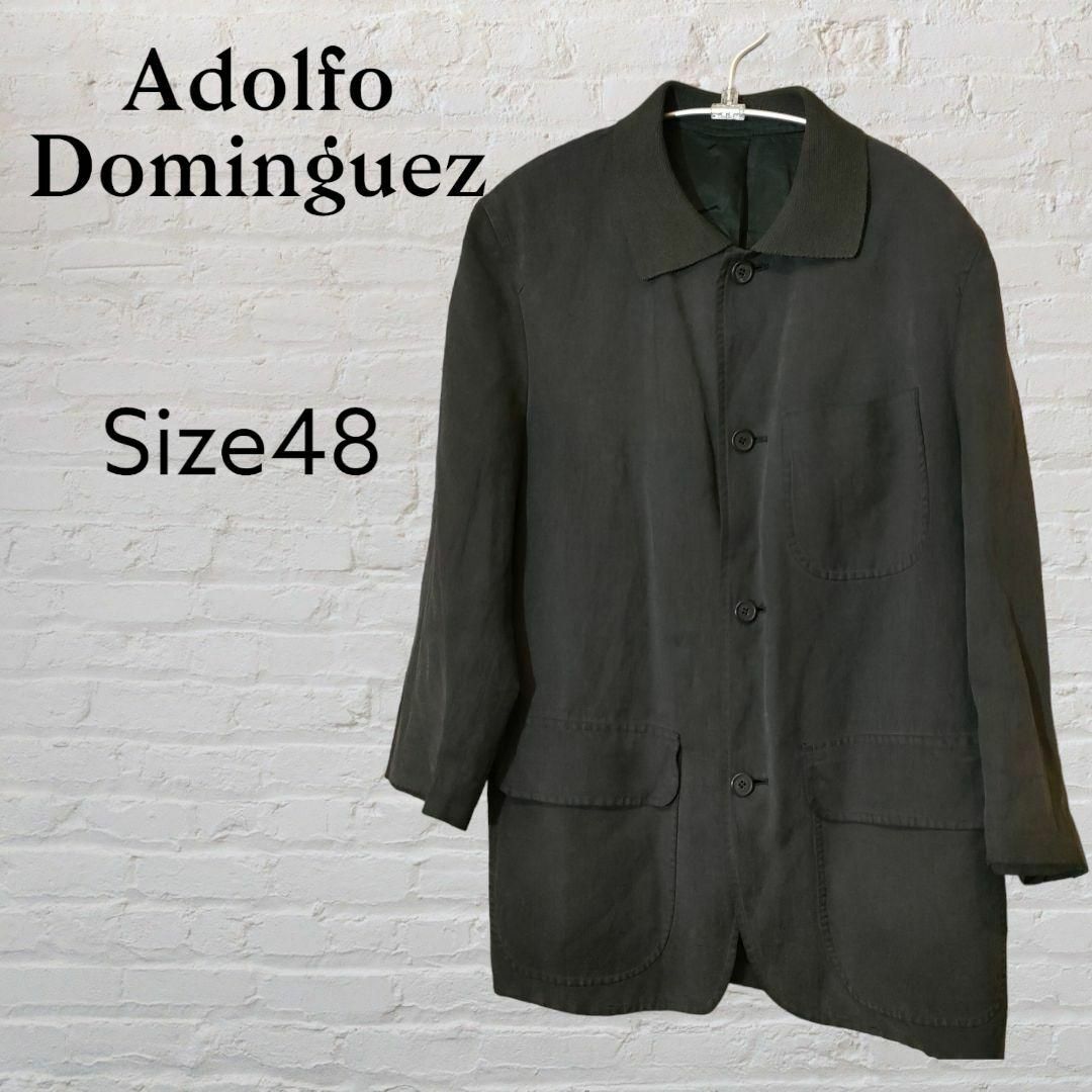 Adolfo Dominguez　アドルフォドミンゲス 　リネンジャケットコート メンズのジャケット/アウター(トレンチコート)の商品写真