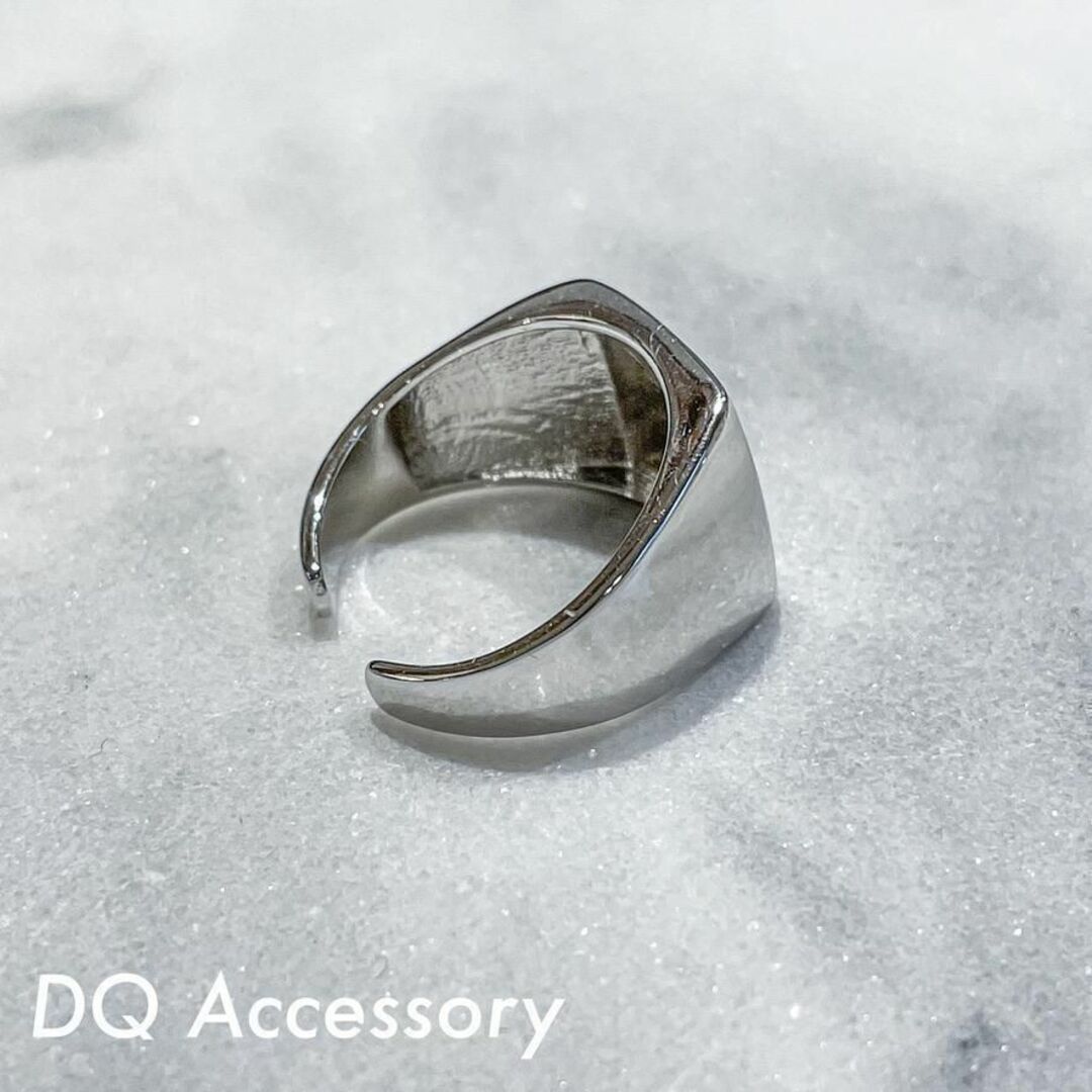 Silver925 オープンリング メンズ　シルバー　銀　指輪 R-038 メンズのアクセサリー(リング(指輪))の商品写真