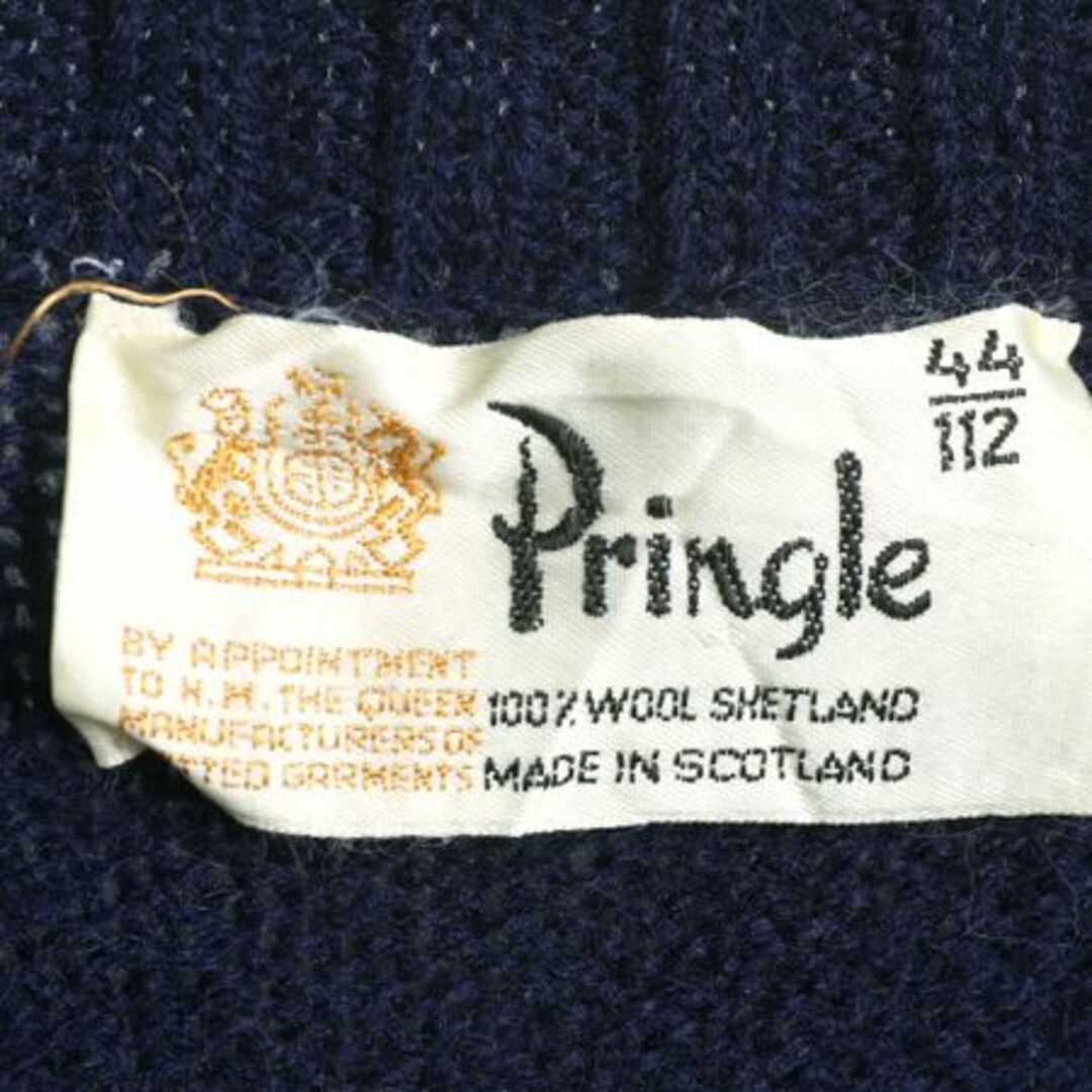 80s スコットランド製 プリングル シェットランド ウール ニット