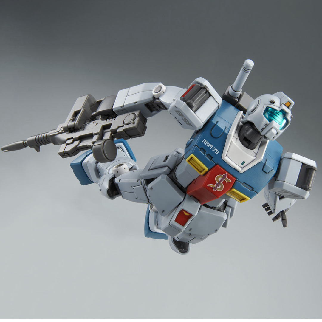 BANDAI(バンダイ)のプレバン限定 ＨＧ 1/144 ジム (スレッガー搭乗機) エンタメ/ホビーのおもちゃ/ぬいぐるみ(プラモデル)の商品写真