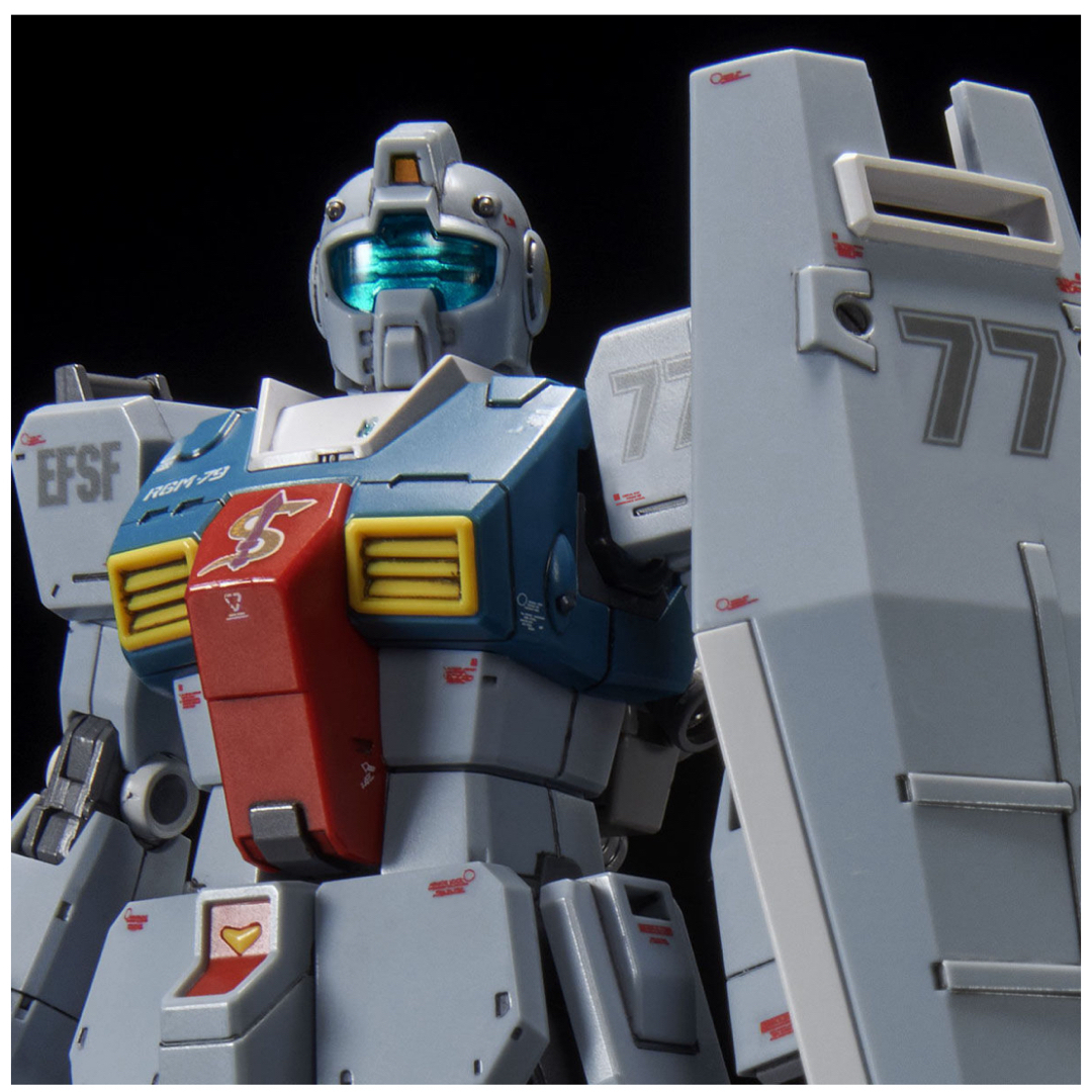 BANDAI(バンダイ)のプレバン限定 ＨＧ 1/144 ジム (スレッガー搭乗機) エンタメ/ホビーのおもちゃ/ぬいぐるみ(プラモデル)の商品写真