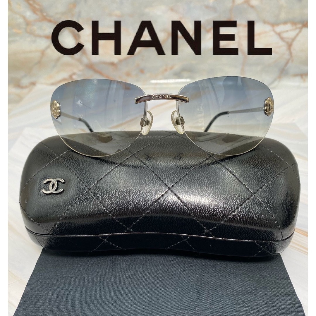 CHANEL シャネル　カメリアサングラス　4084 | フリマアプリ ラクマ