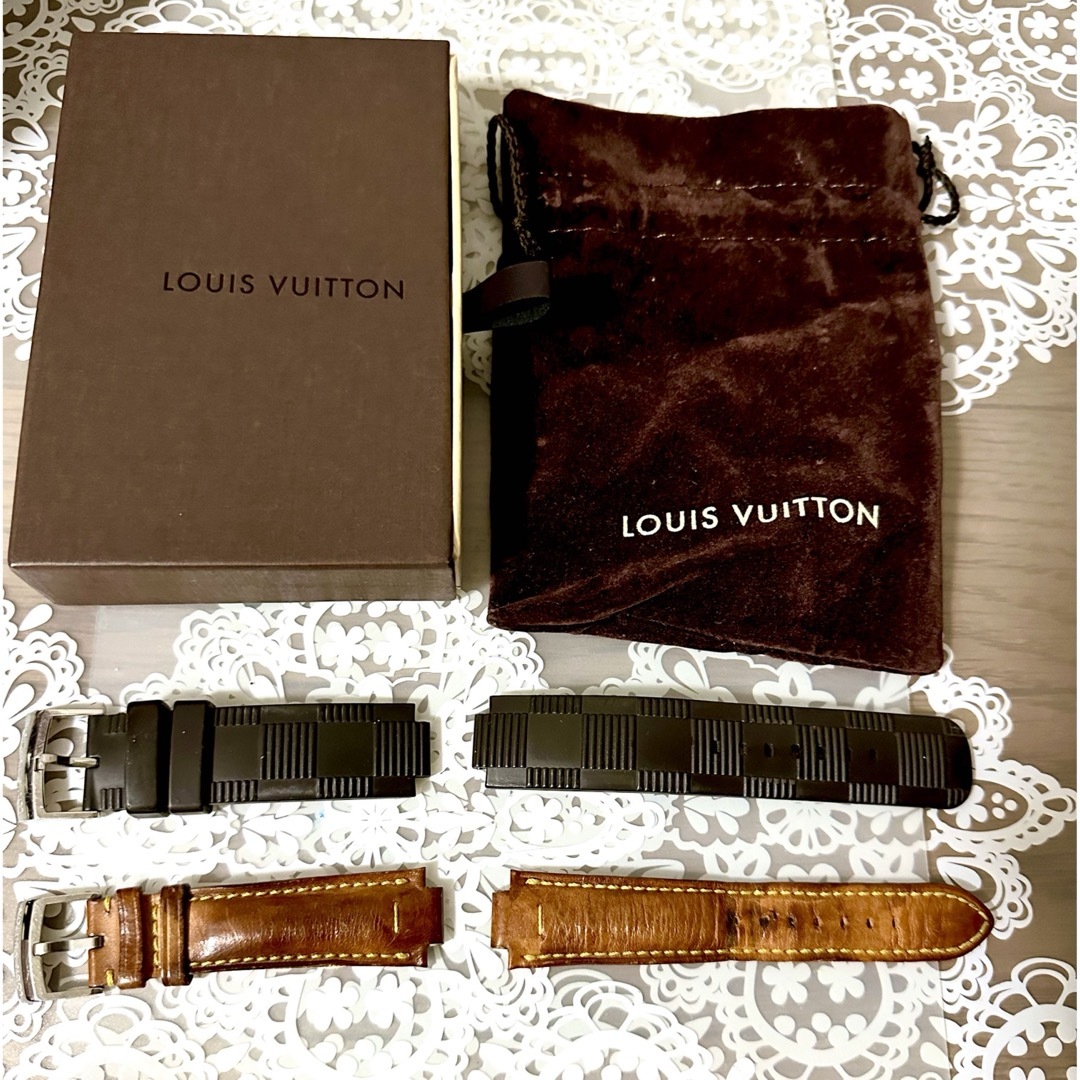 LOUIS VUITTON(ルイヴィトン)の美品！ルイヴィトン  ベルトセット カジュアルからドレッシーまで 本物正規 メンズの時計(ラバーベルト)の商品写真