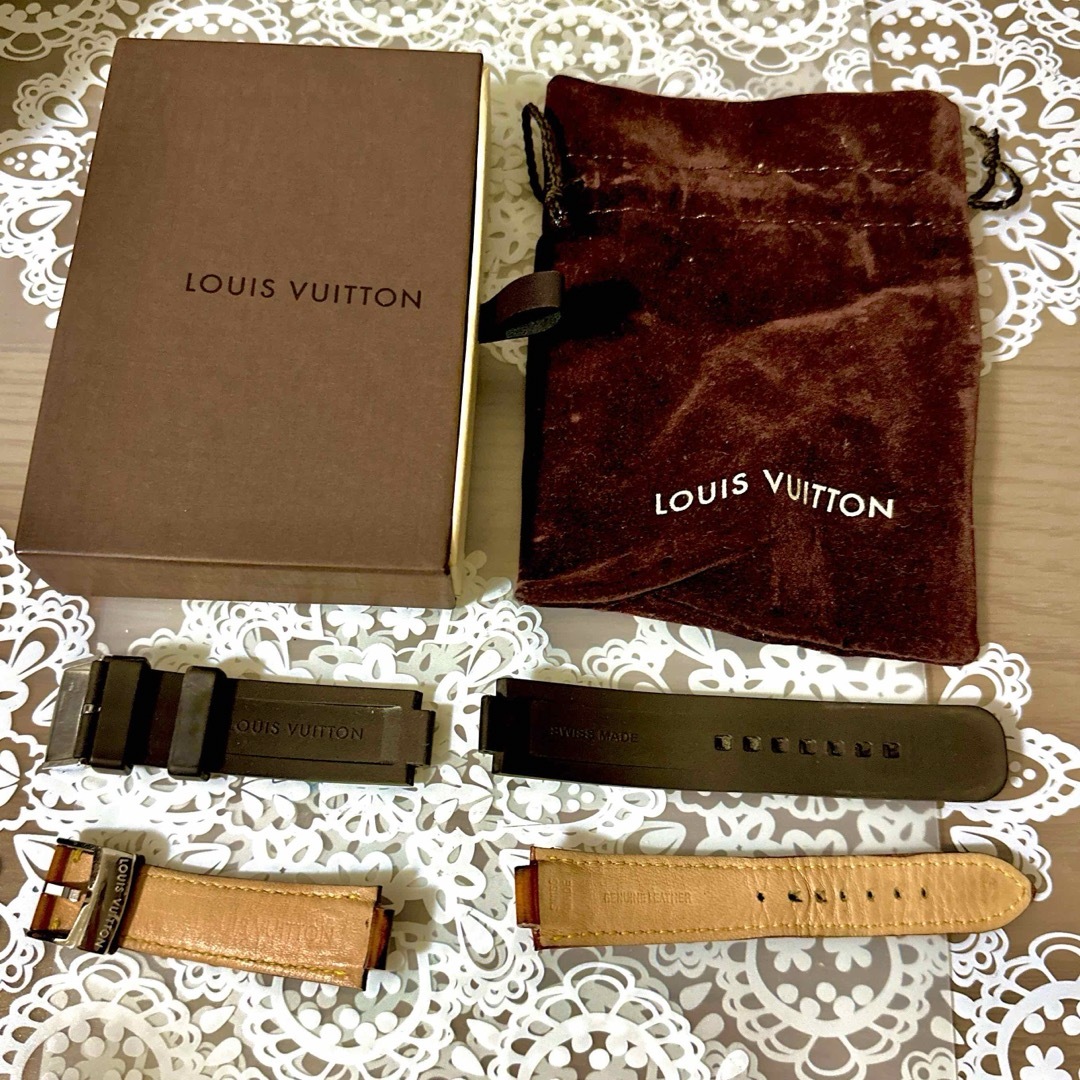 LOUIS VUITTON(ルイヴィトン)の美品！ルイヴィトン  ベルトセット カジュアルからドレッシーまで 本物正規 メンズの時計(ラバーベルト)の商品写真