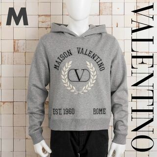 ヴァレンティノ(VALENTINO)の新品 VALENTINO Vロゴ刺繍 パーカー(パーカー)