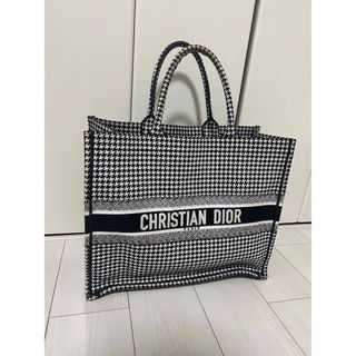 クリスチャンディオール(Christian Dior)のDIOR ブックトート　千鳥格子(トートバッグ)